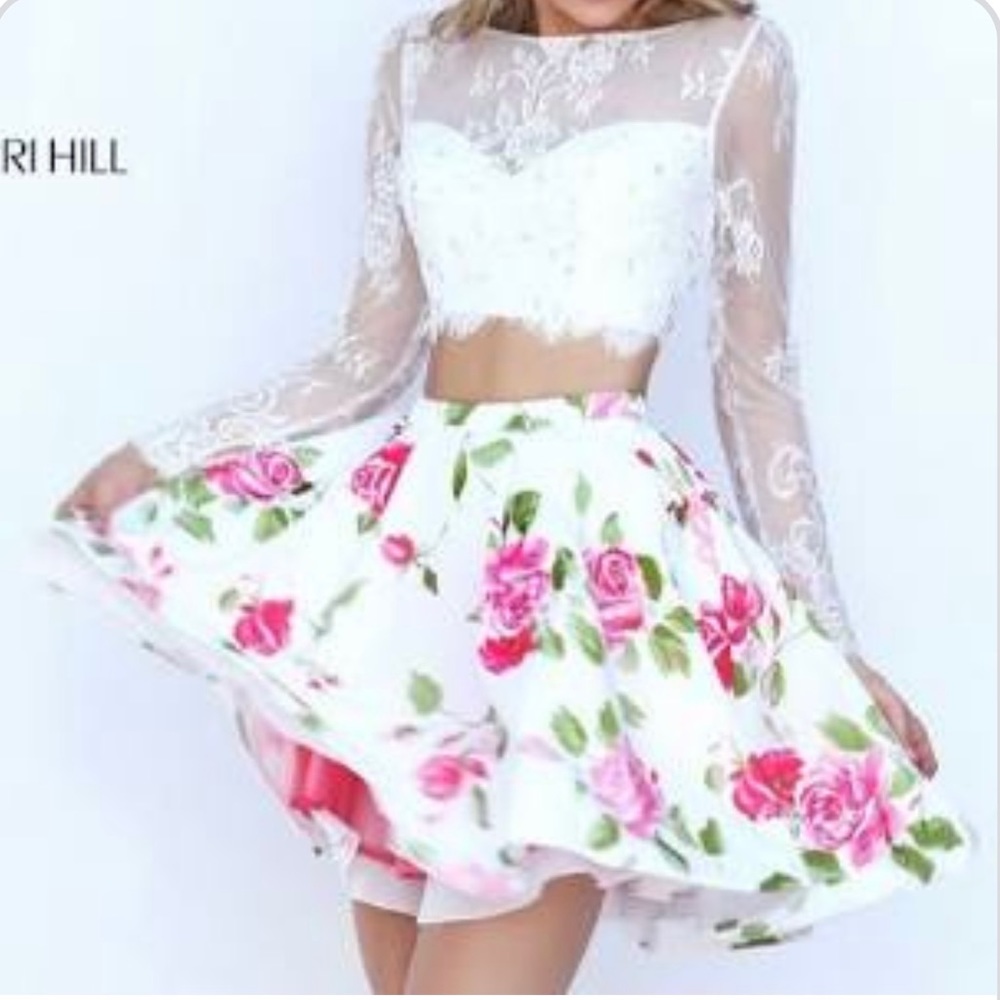 Sherri Hill Two Piece Cocktail Dress Size 0